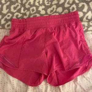 Lululemon shorts, Sonic Pink, Size 6, Tall.